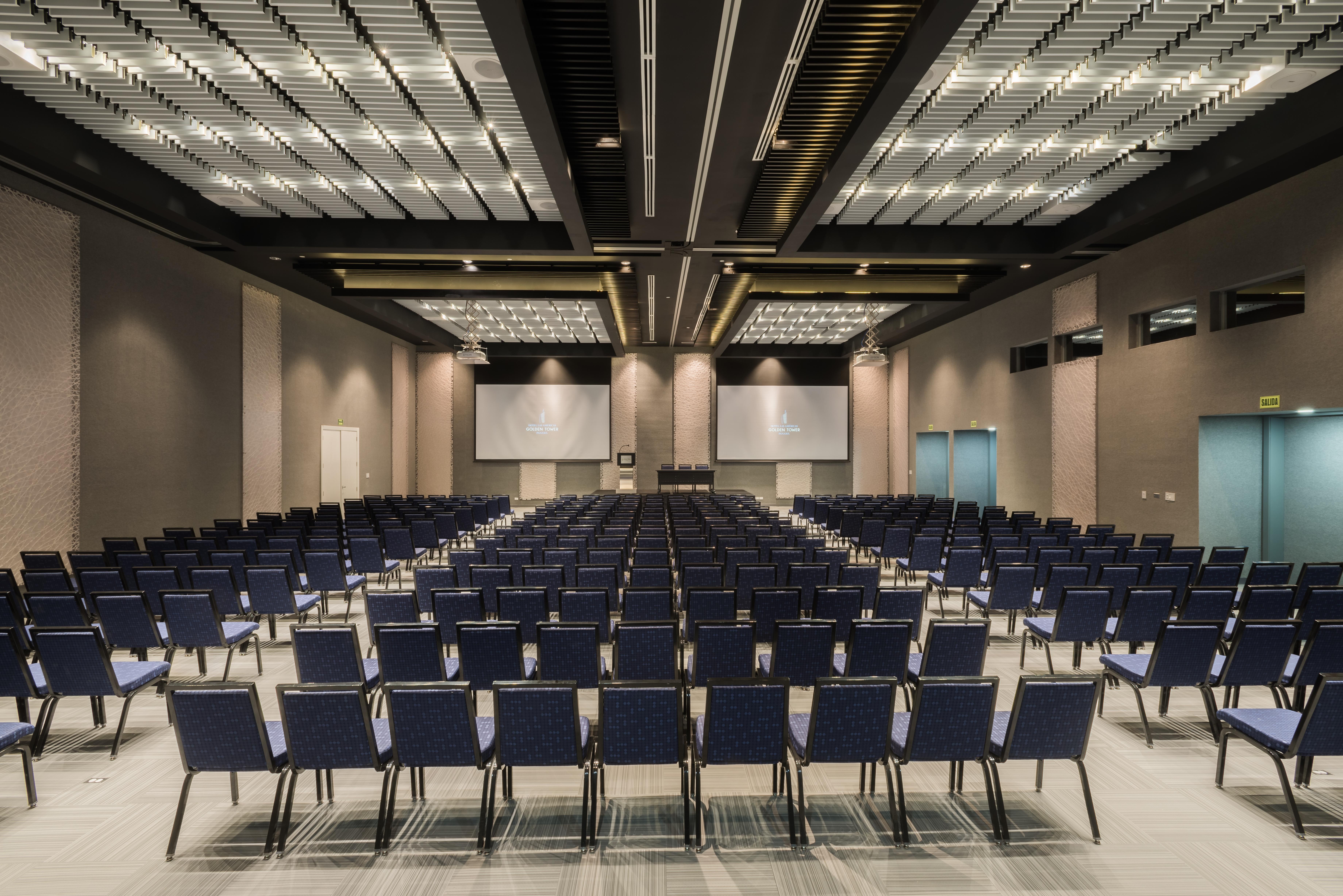 Hotel Las Americas Golden Tower Panama Eksteriør billede The 3D rendering of the 1,000-seat conference hall