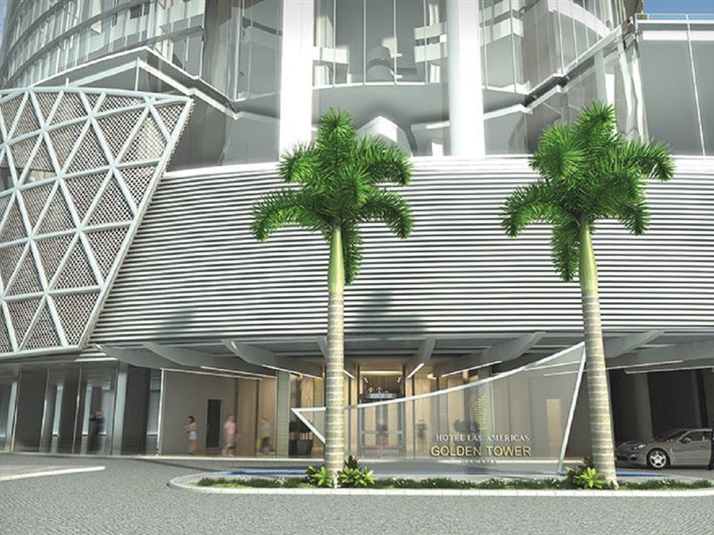 Hotel Las Americas Golden Tower Panama Eksteriør billede The main entrance of the hotel