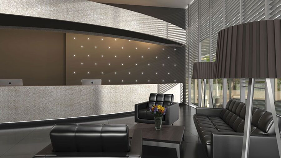 Hotel Las Americas Golden Tower Panama Eksteriør billede 3D rendering of a waiting room
