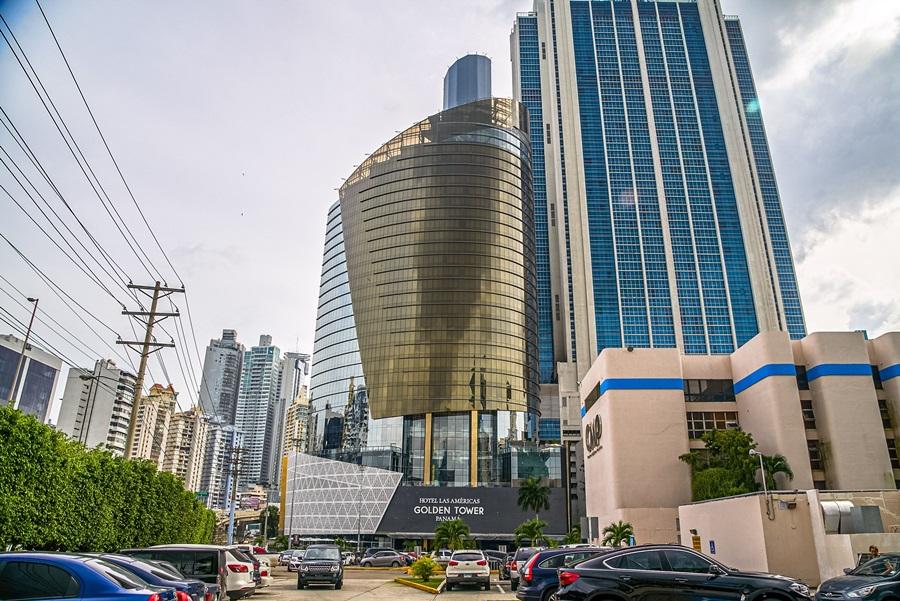 Hotel Las Americas Golden Tower Panama Eksteriør billede The Golden Tower